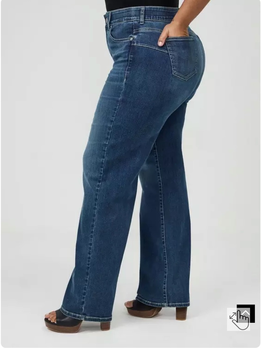 Bombshell Wide-Leg High Rise Jeans - Picture 2 of 4
